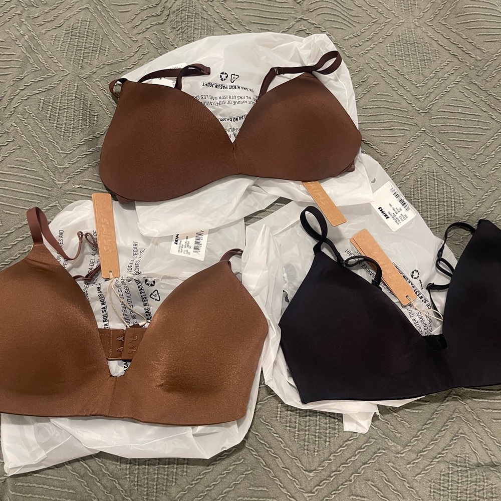 Elegant Brown and Black Women's Bras